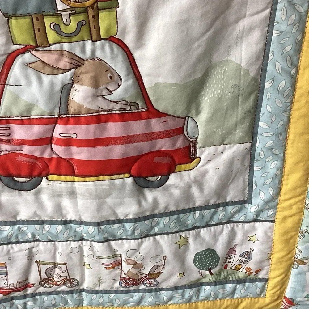 New with Tags Children's Adventure Hand Crafted  Quilt
